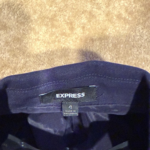 2 Elegant Blazers- Express Navy Blue Blazer  & White Cream Blazer - Picture 7 of 8